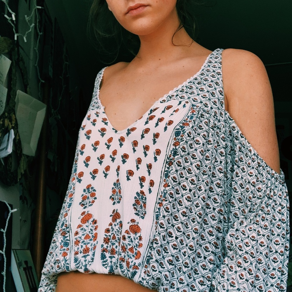 Urban Outfitters Boho Off the Shoulder Blouse